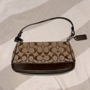 Coach small brown purse LIKE NEW